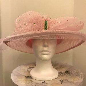 Pink & Green Fancy Hat